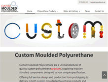 Tablet Screenshot of custompolyurethane.co.uk